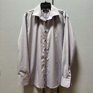 SERICA CLASSICS shirt - long sleeve - Men’s Size L (16 1/2 / 42) - gray plaid